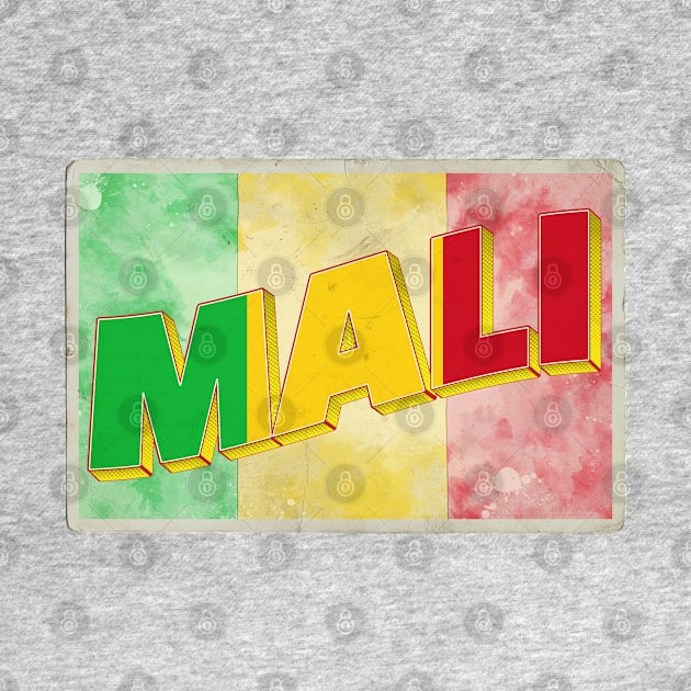 Mali Vintage style retro souvenir by DesignerPropo